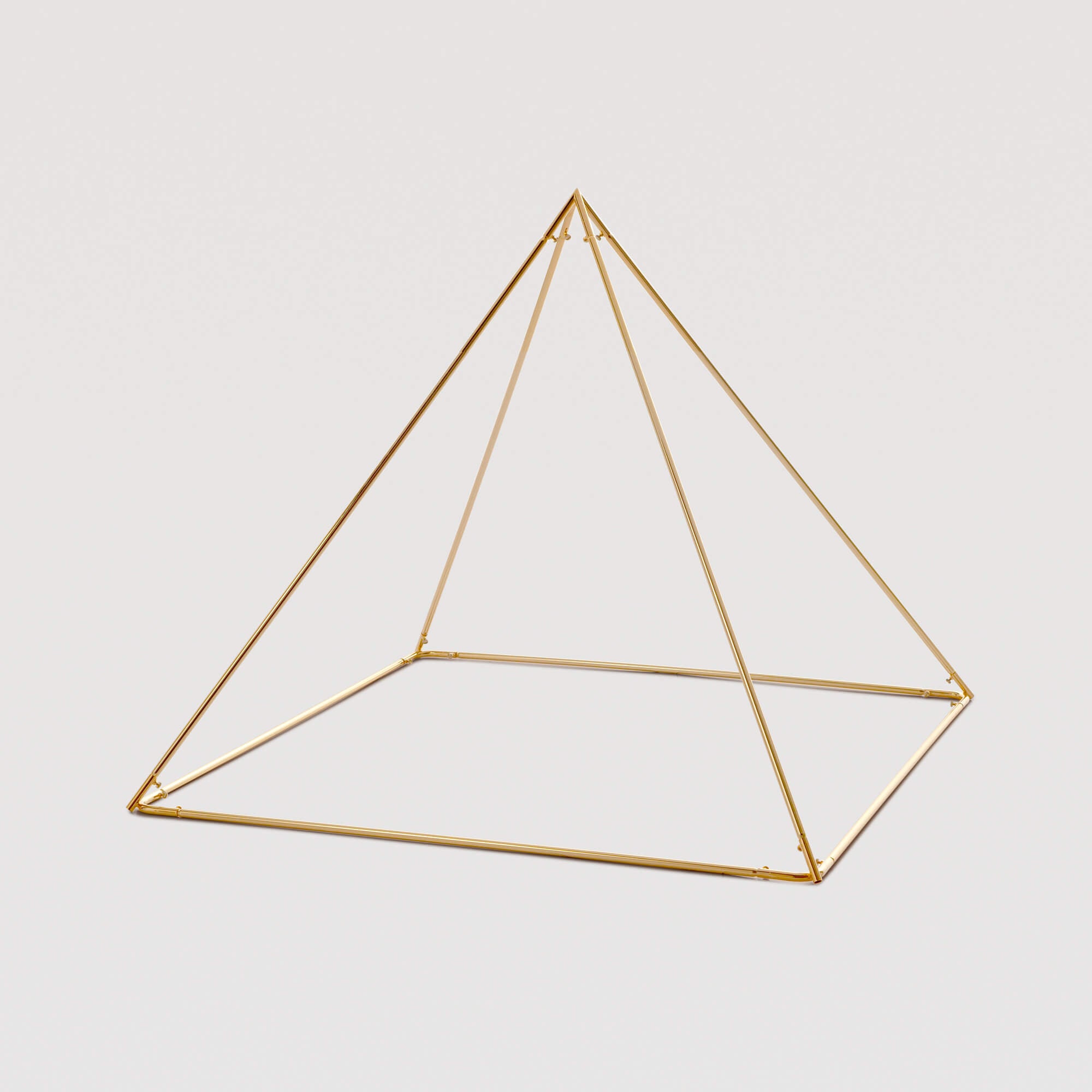 Zuccari Piramide smontabile angolo evoluto Dorata - Varie Dimensioni -