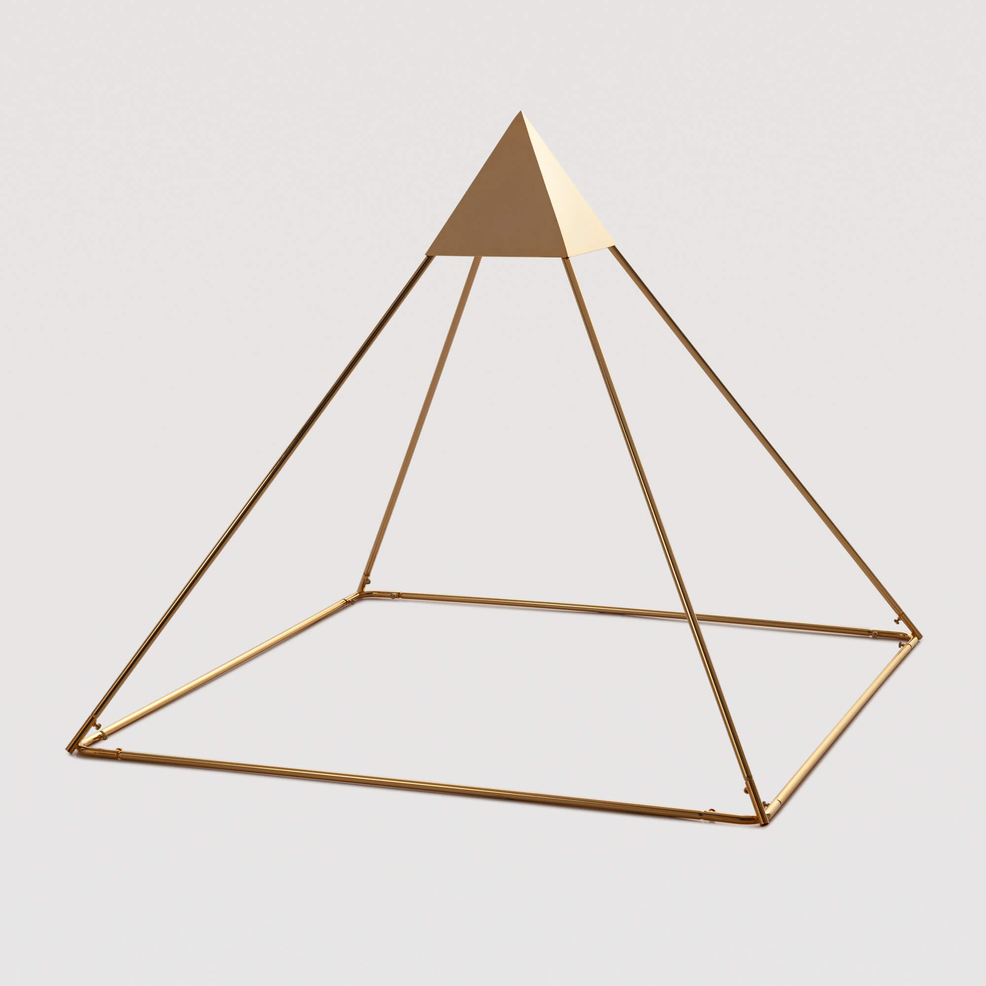 Zuccari Piramide smontabile angolo evoluto Dorata - Varie Dimensioni -