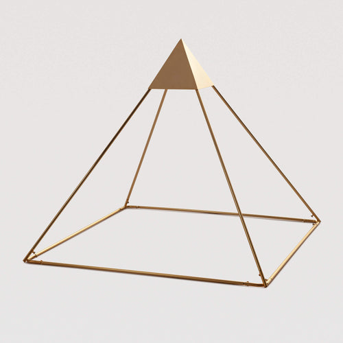 Zuccari Piramide smontabile angolo evoluto Dorata - Varie Dimensioni -