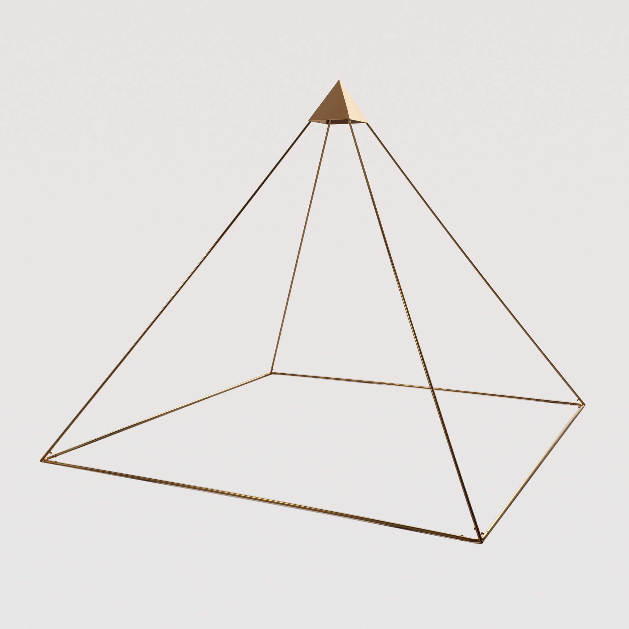 Zuccari Piramide smontabile angolo evoluto Dorata - Varie Dimensioni -
