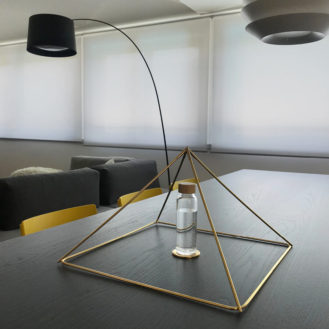 Zuccari Piramide smontabile modello Cheope Dorata - Varie Dimensioni -