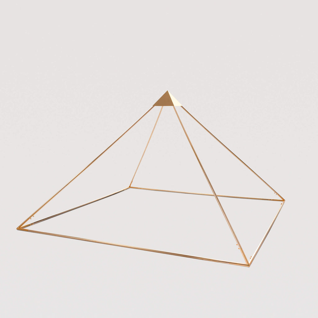 Zuccari Piramide smontabile Cheope 100 Dorata - 232 di base X cm 147 di altezza