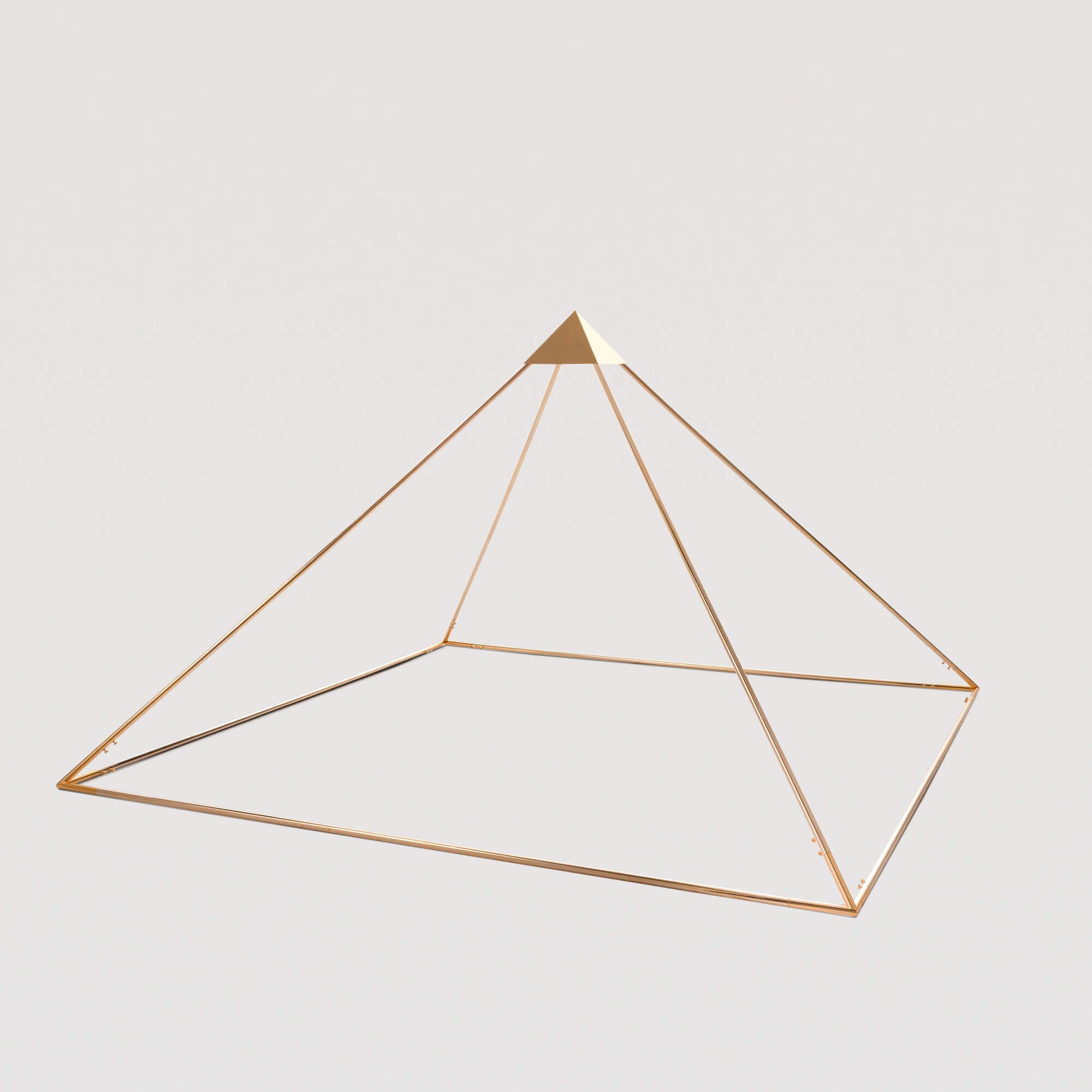 Zuccari Piramide smontabile Cheope 100 Dorata - 232 di base X cm 147 di altezza