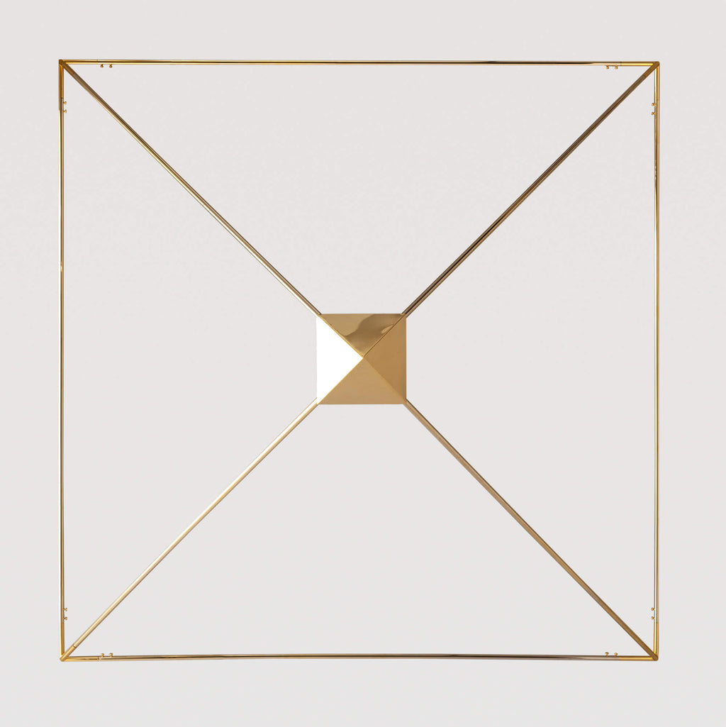 Zuccari Piramide smontabile Cheope 100 Dorata - 232 di base X cm 147 di altezza