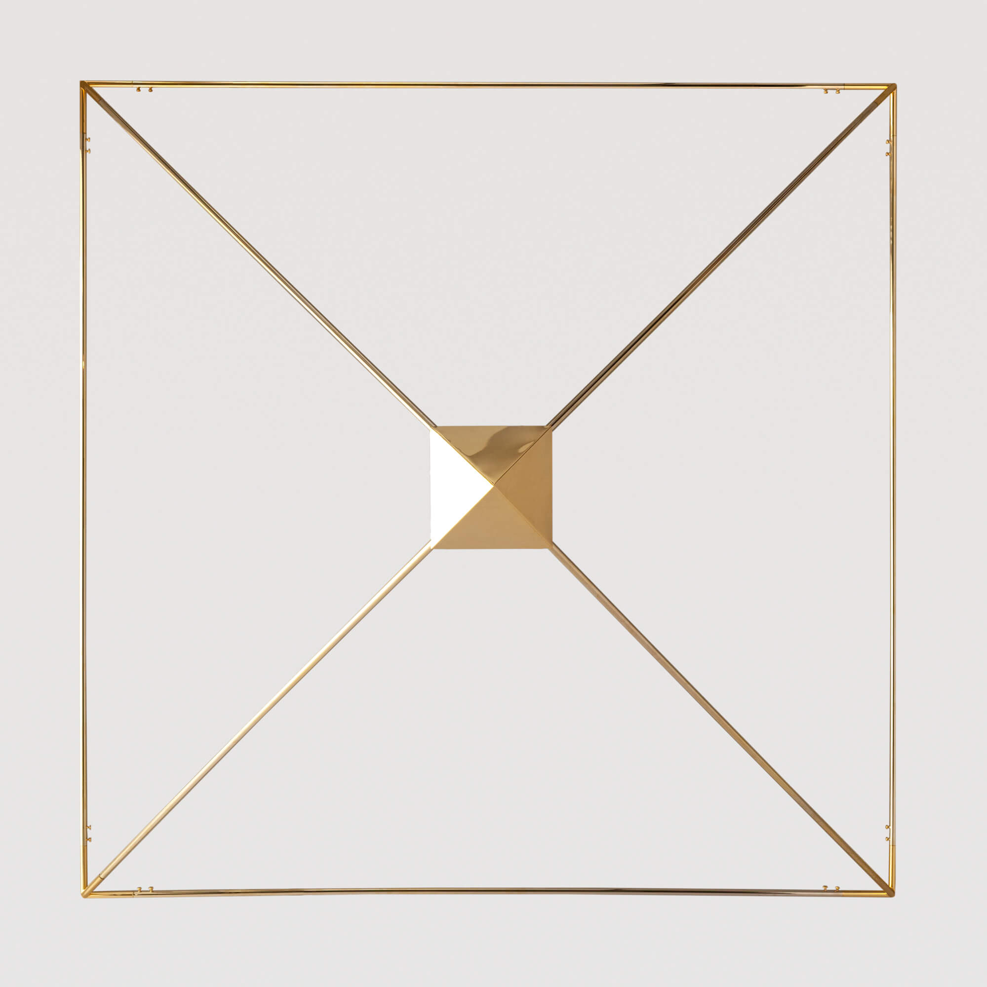 Zuccari Piramide smontabile Cheope 100 Dorata - 232 di base X cm 147 di altezza